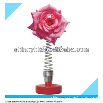 Rose shape promotional desk clock